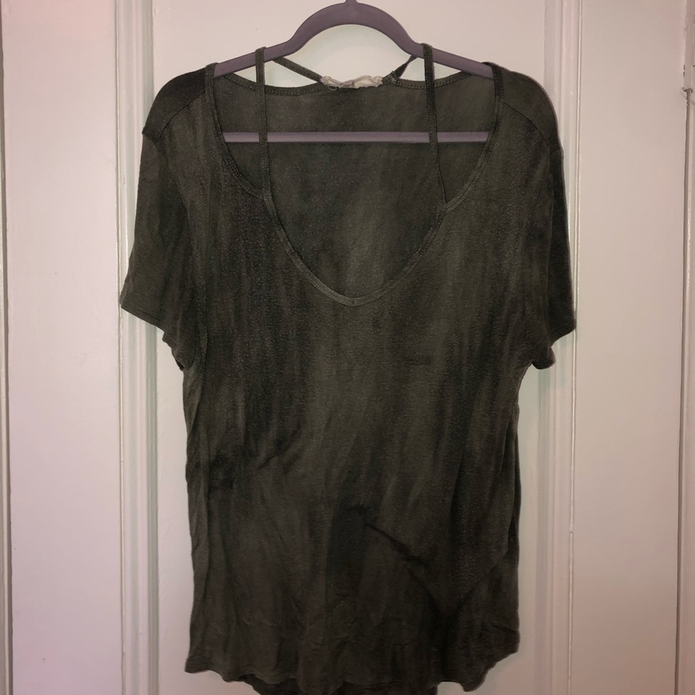Greenish tee